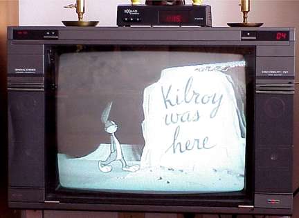 WWII Kilroy Was Here Sightings Bugs Bunny